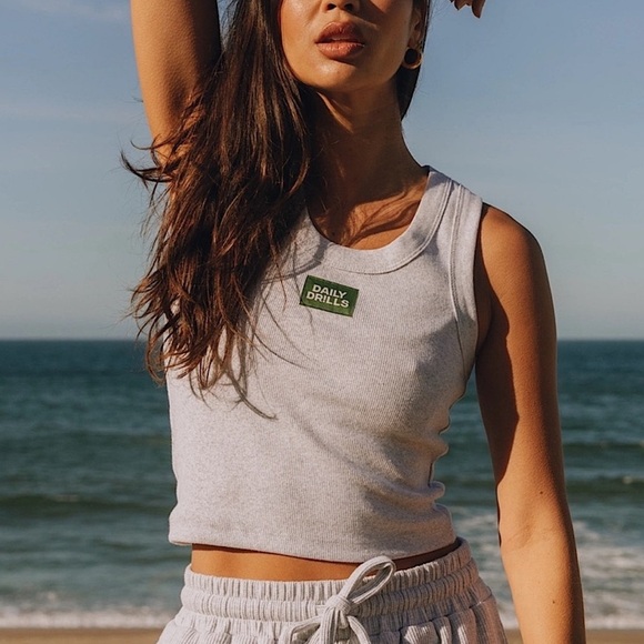 Daily Drills Tops - NWOT Daily Drills Grey Tank Top